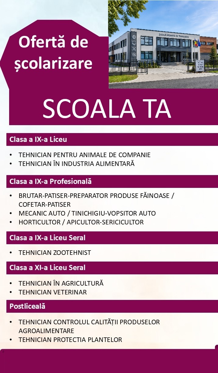 Oferta de scolarizare